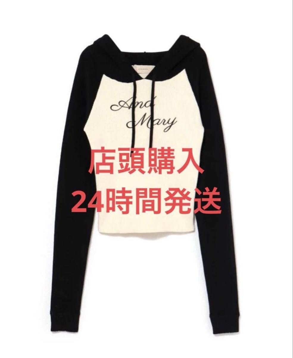 ANDMARY Letter mary logo tops Black ブラック｜Yahoo!フリマ（旧