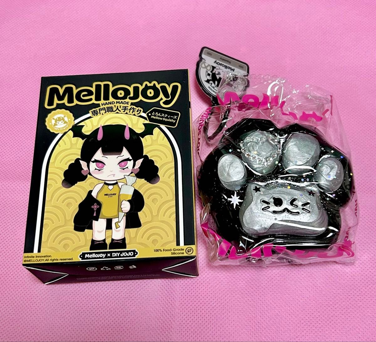 mellojoy メロジョイ 癒しの猫爪 流れ星 キラキラ 肉球 スクイーズ
