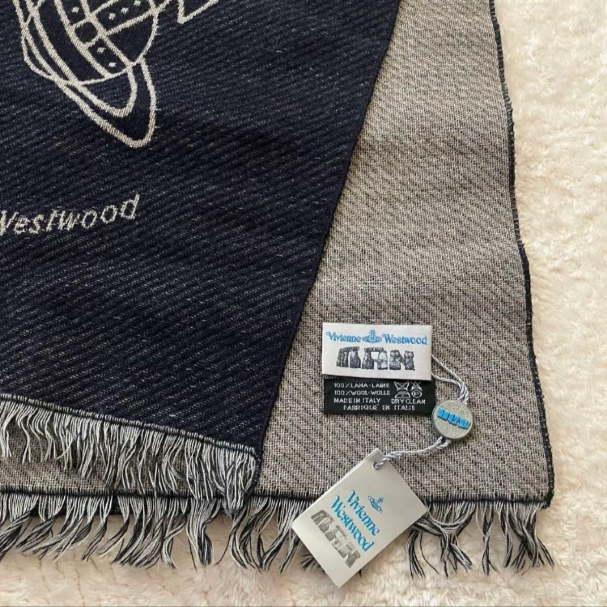 タグ付き 未使用 vivienne westwood MAN ウール マフラー ヴィヴィアン