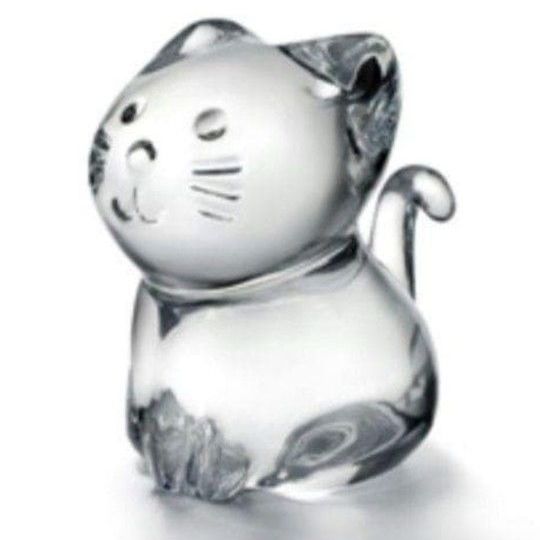 美品】バカラ ミニマルズキャット 猫 ネコ ねこ置物 オブジェバカラ