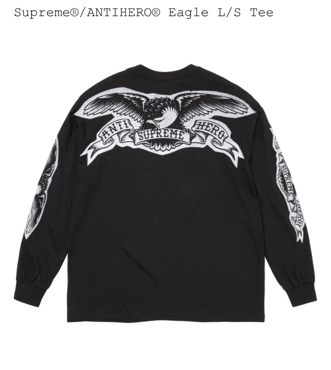 Supreme x ANTIHERO Eagle L/S Tee 