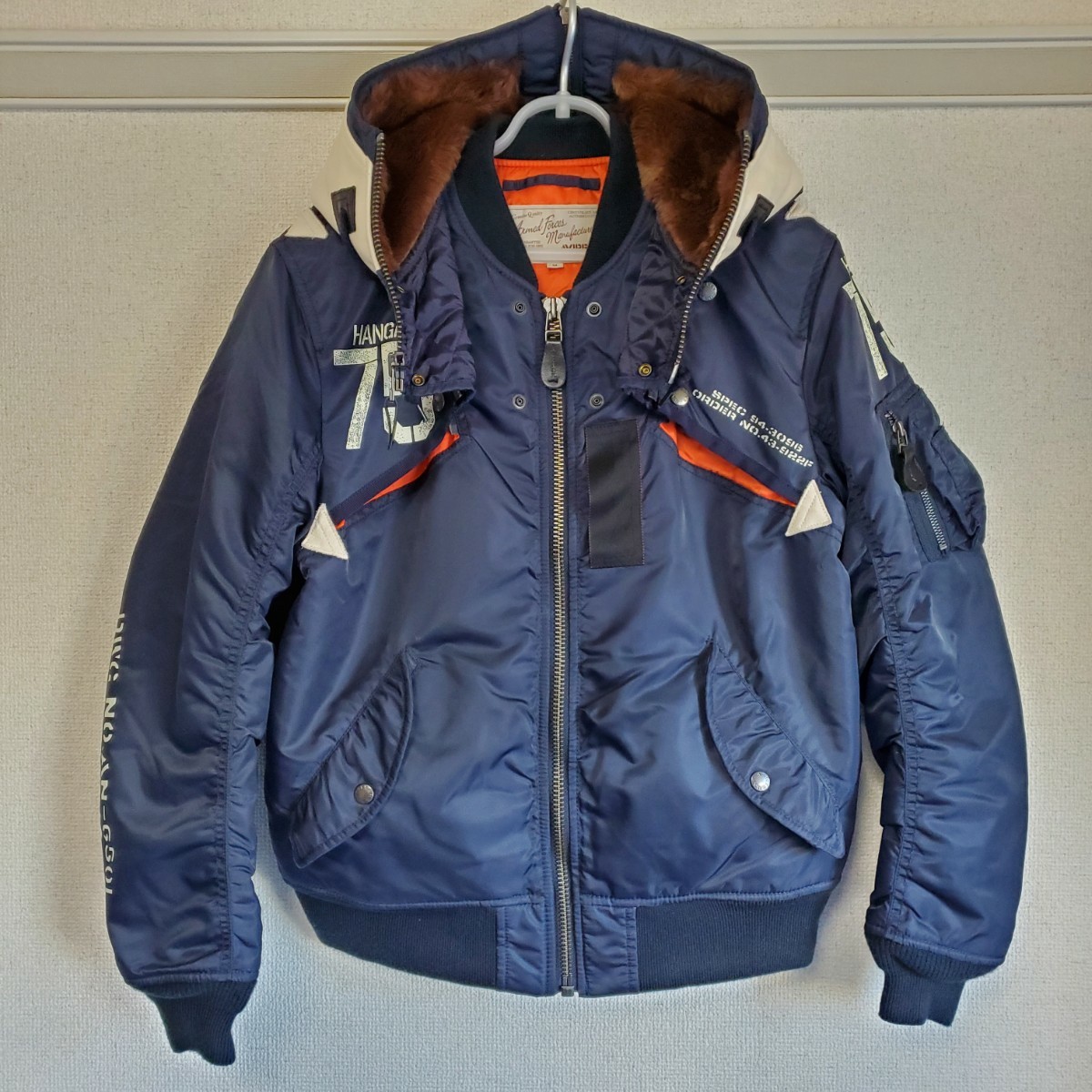 AVIREX MA-1 REMODEL ROYAL BLUE M｜Yahoo!フリマ（旧PayPayフリマ）