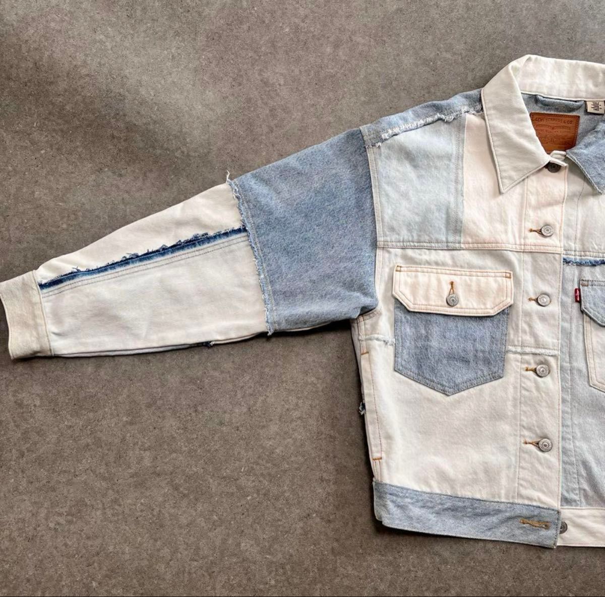 Levi's リーバイス パッチワーク デニムジャケット Gジャン マルチ