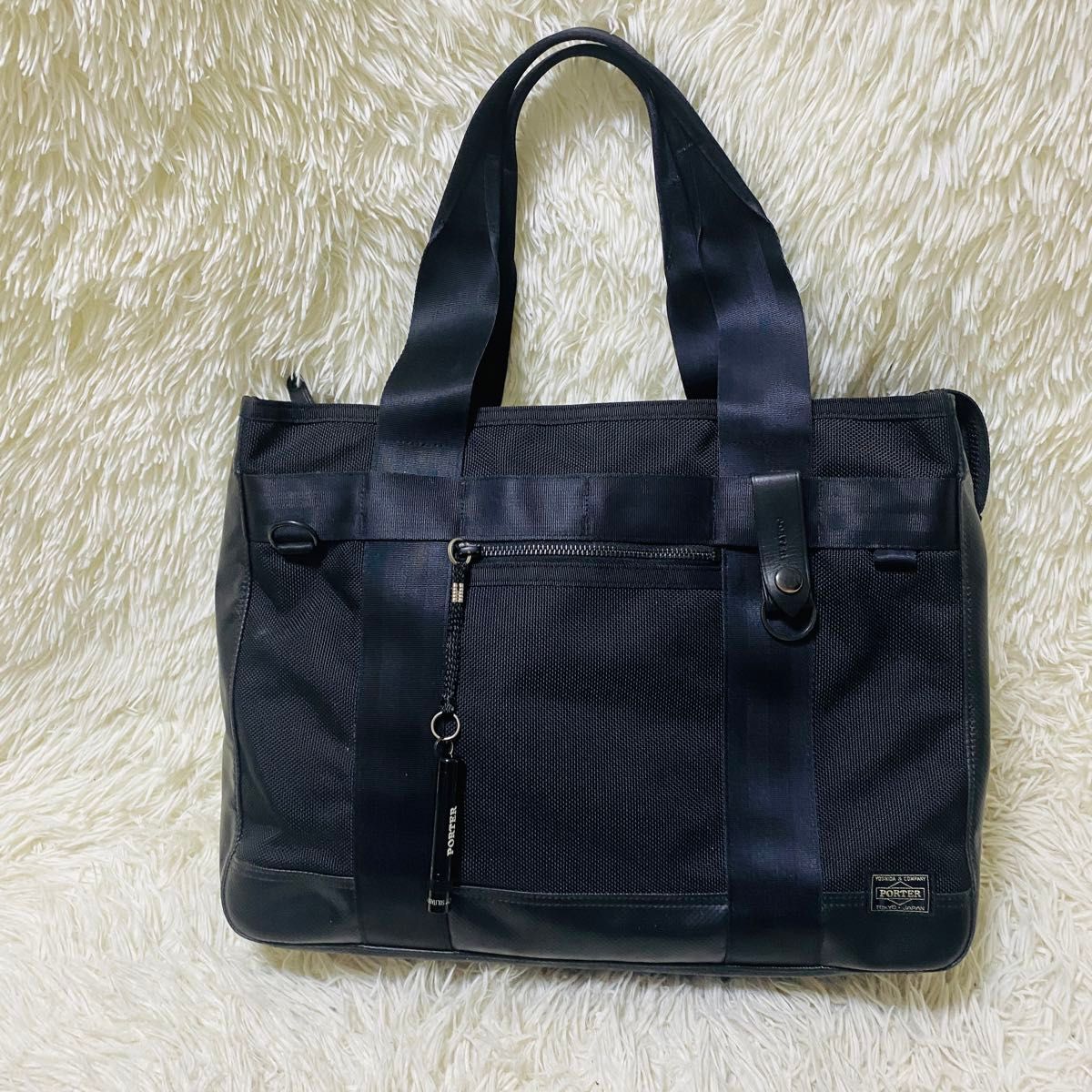 美品】PORTER ポーター ヒート トートバッグ 大容量 マグライト