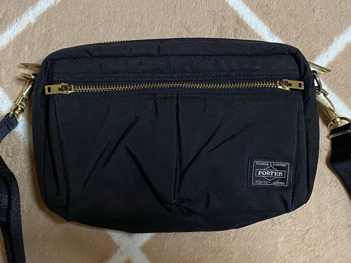PORTER DRAFT ショルダーバッグ ゴールド金具 ポーター ドラフト 吉田