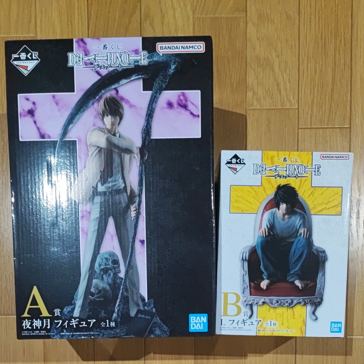 一番くじ DEATH NOTE デスノート A賞 夜神月 フィギュア B賞 L