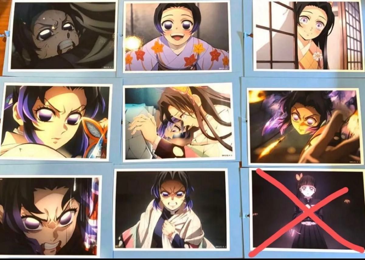 鬼滅の刃 無限城編 場面写ブロマイドくじ しのぶVS童磨｜Yahoo!フリマ