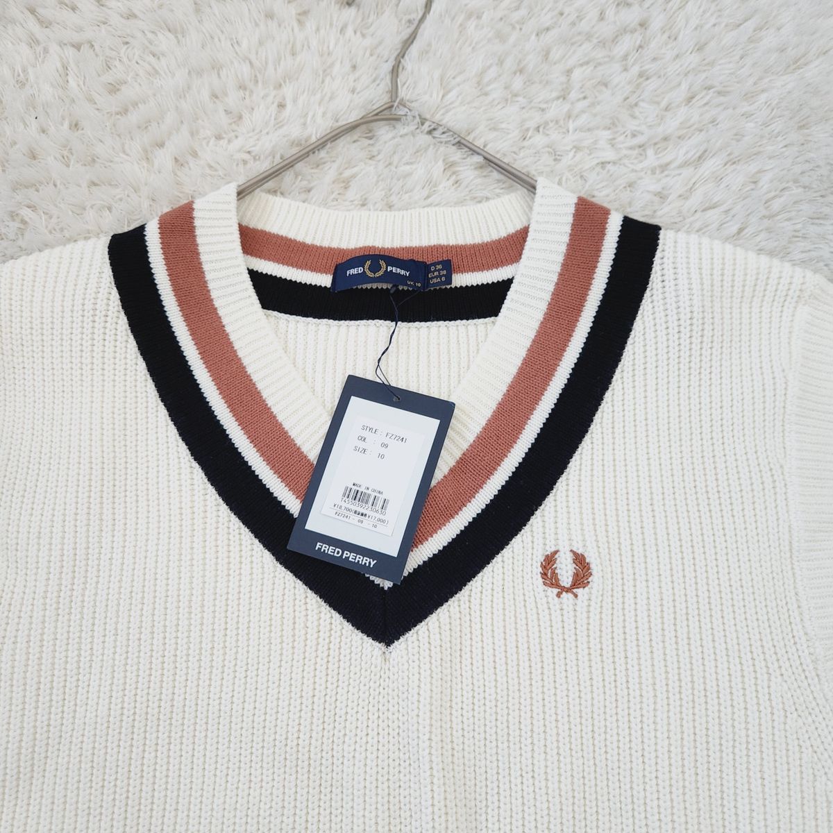 新品 FRED PERRY Rey BEAMS チルデン ベスト 白 刺繍 ロゴ｜Yahoo