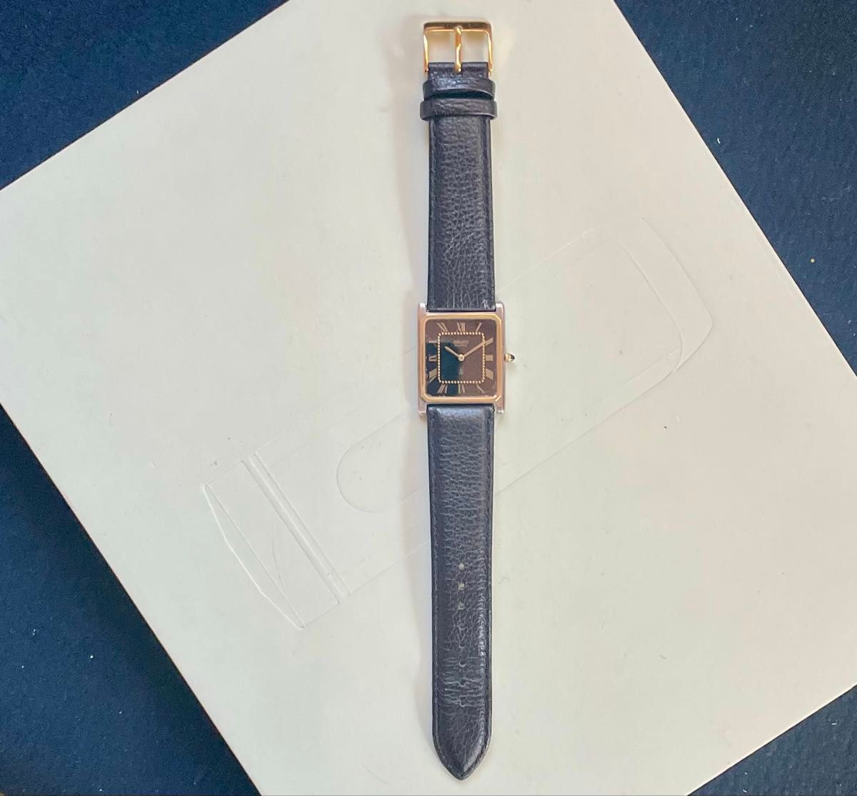 希少 SEIKO QUARTZ セイコーメンズ クォーツ 腕時計 スクエア型