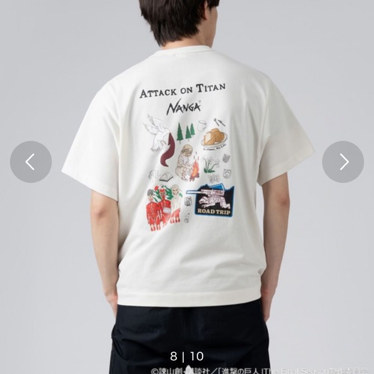 NANGA×進撃の巨人Tシャツ｜Yahoo!フリマ（旧PayPayフリマ）