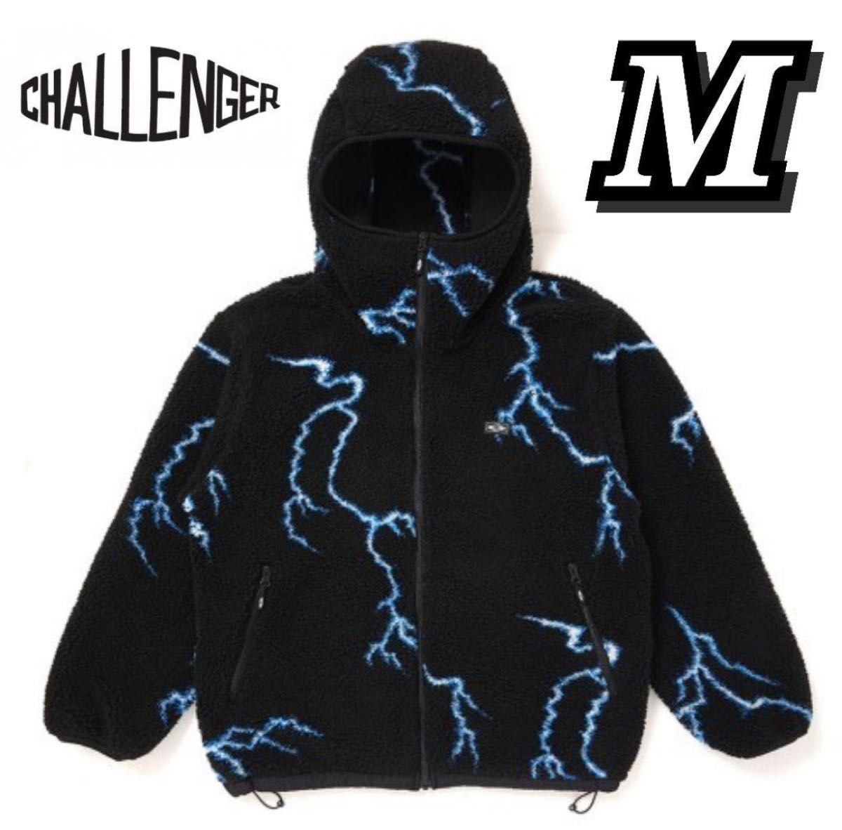 CHALLENGER THUNDERBOLT BOA HOODIE チャレンジャー M フリース