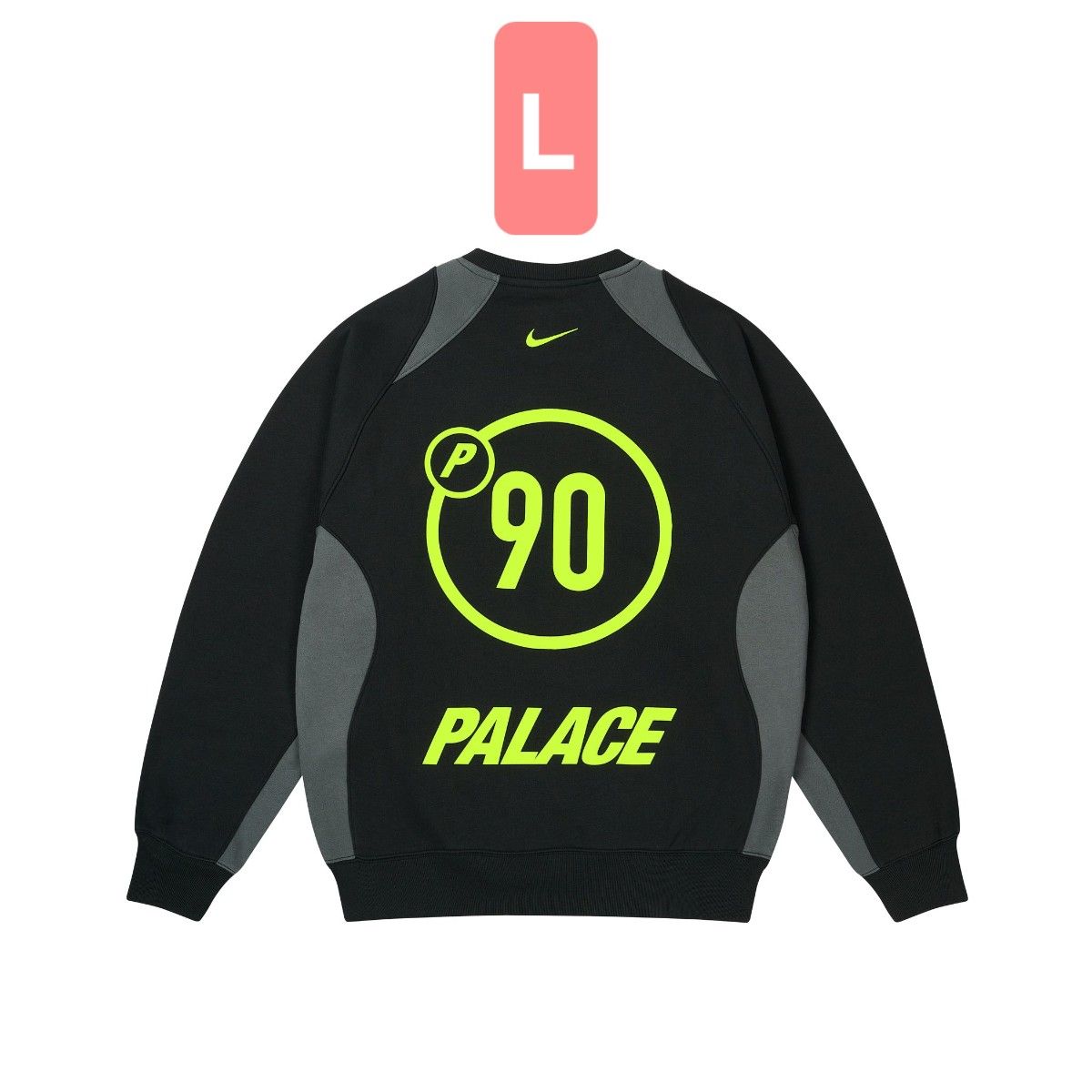 PALACE NIKE TOTAL P90 CREW BLACK パレス ナイキ トータル90 クルー