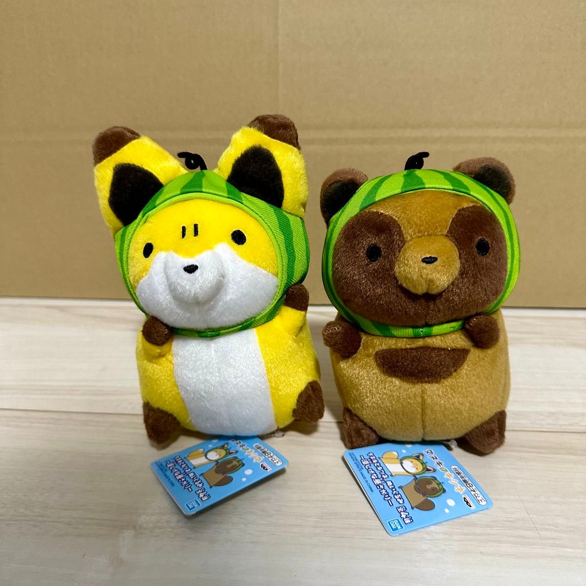 タヌキとキツネ ハッピーバッグ 干支ぬいぐるみ まとめ売り 2018～2021