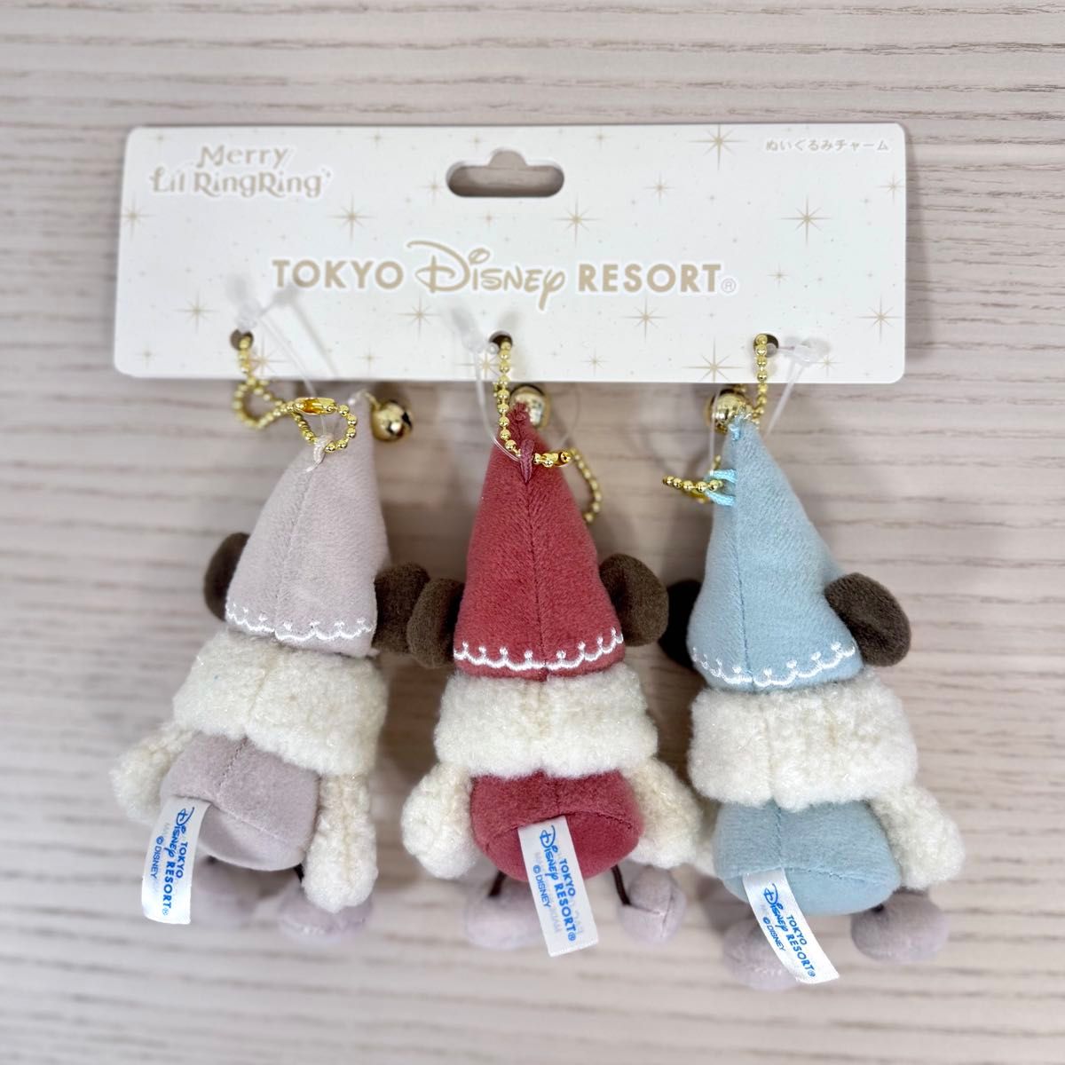 新品タグ付き ディズニークリスマス 2025リルリンリン ぬいぐるみ