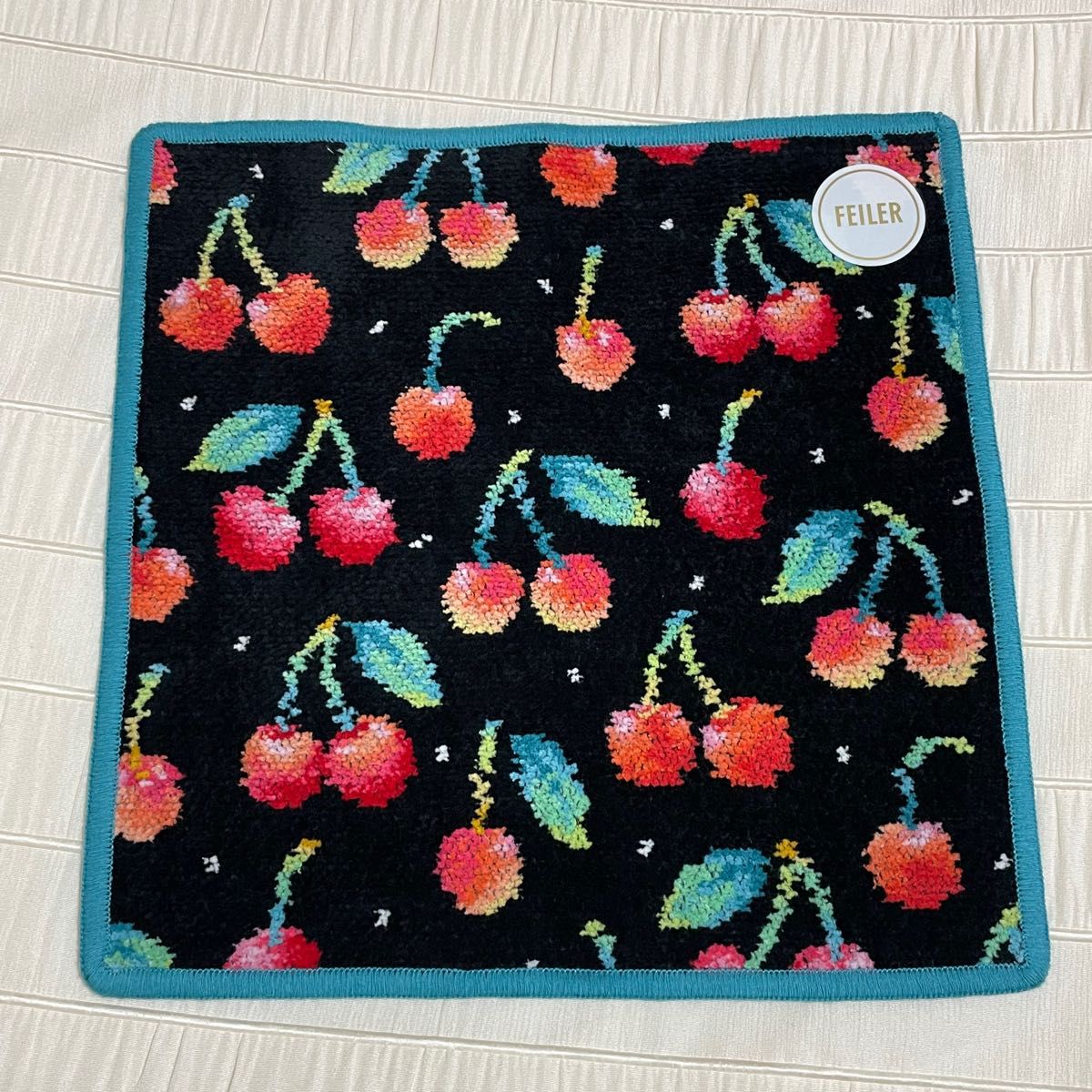 新品 フェイラー チェリードット ハンカチ ブラック｜Yahoo!フリマ（旧