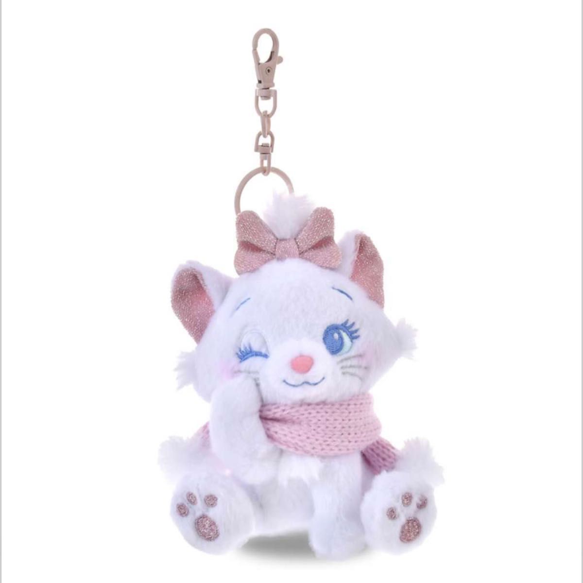 新品タグ付きマリー おしゃれキャット ぬいぐるみキーホルダー・キー