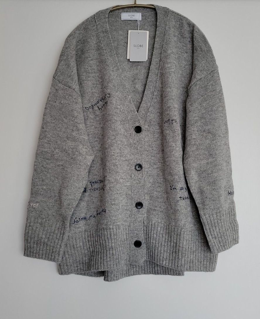 SLOBE IENA embroidery カーディガン｜Yahoo!フリマ（旧PayPayフリマ）