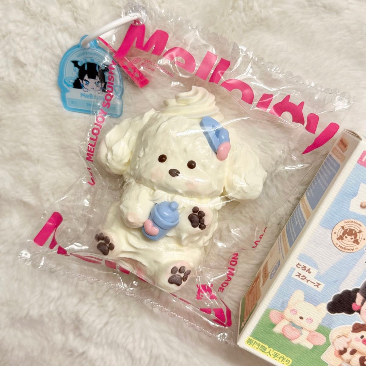 新品未使用 メロジョイ mellojoy アニマル クリームわん ゆきこ 犬