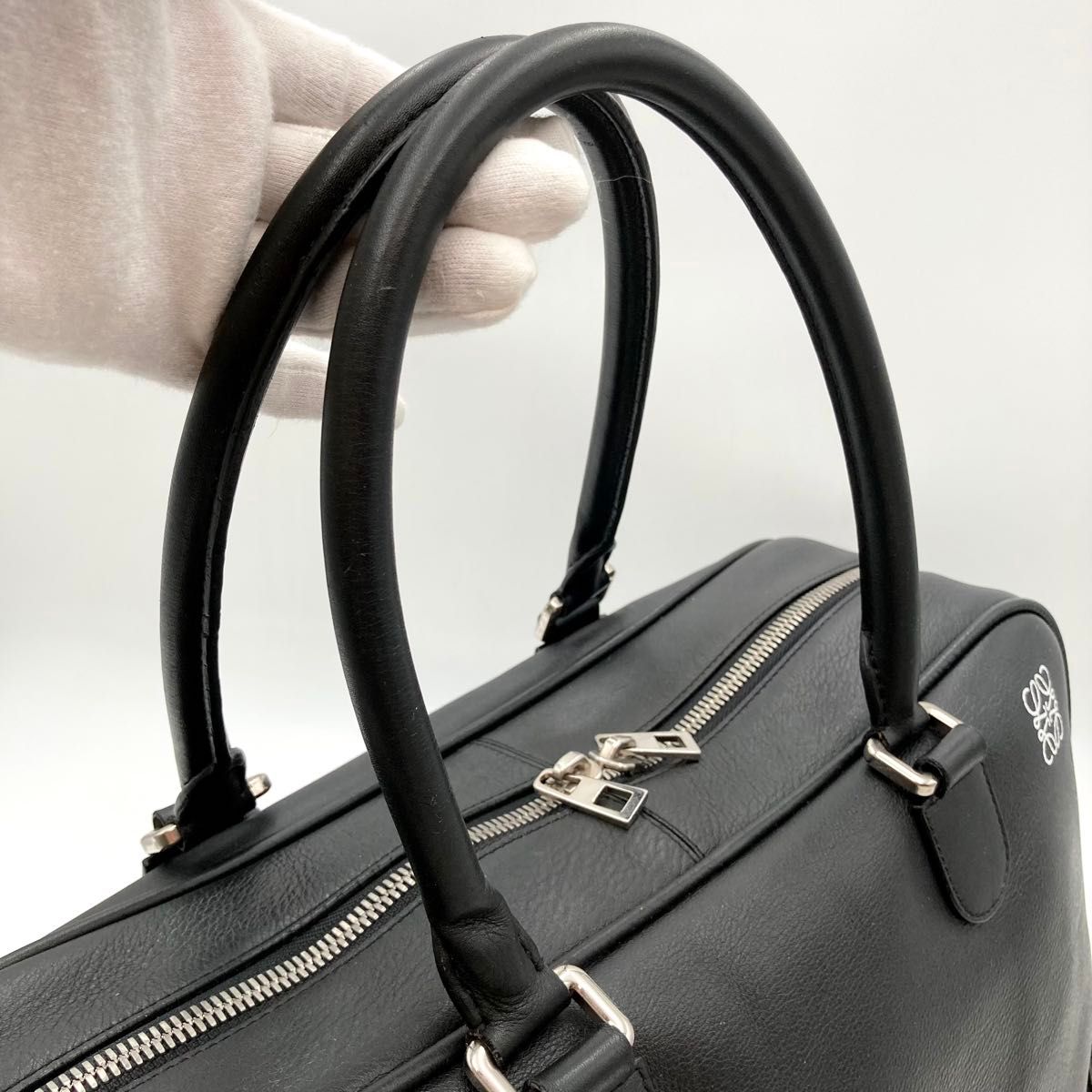 現行/近年モデル【極美品】LOEWE ロエベ アマソナ45 ボストンバッグ