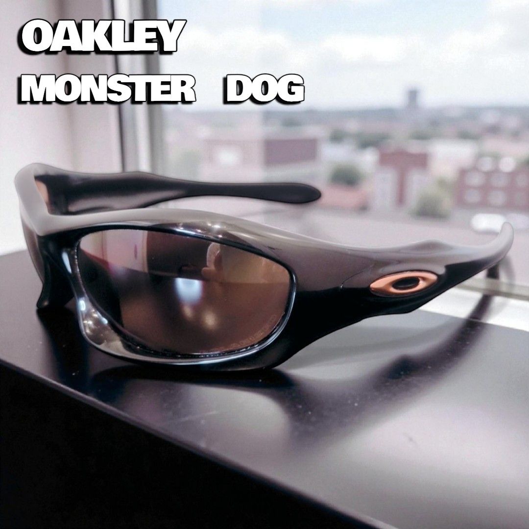 希少 OAKLEY MONSTER DOG サングラス アメリカ製 24-023 レトロ