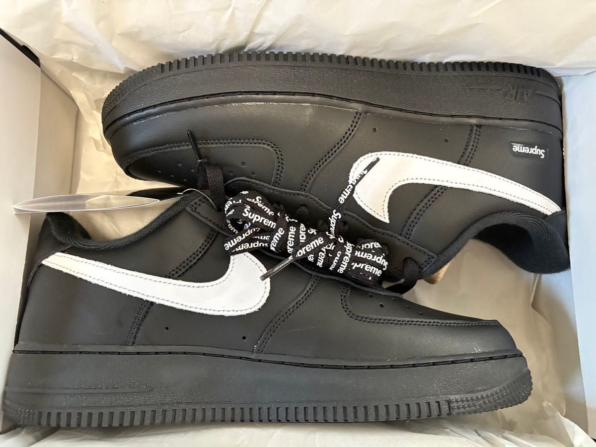 Supreme Nike Air Force 1 Low Black US9 27 0cm 27シュプリーム