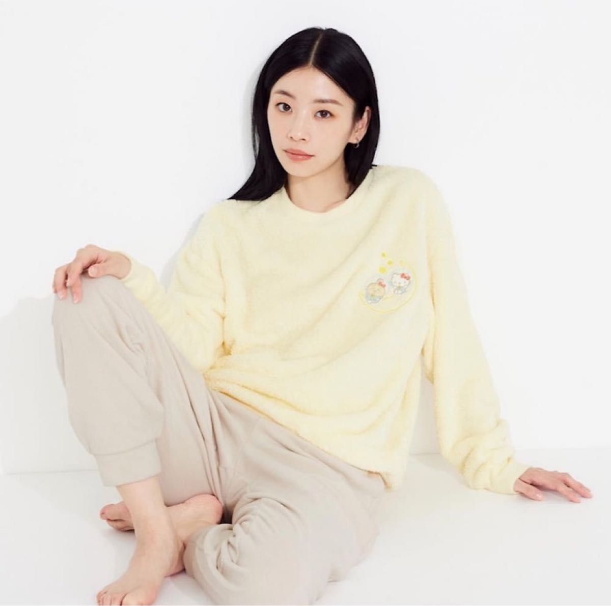 UNIQLO ちいかわ×サンリオ フリースパジャマ レディース XL｜Yahoo