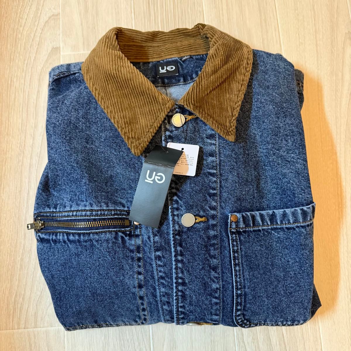新品タグ付】GU x アンダーカバー カバーオールジャケット BLUE/L