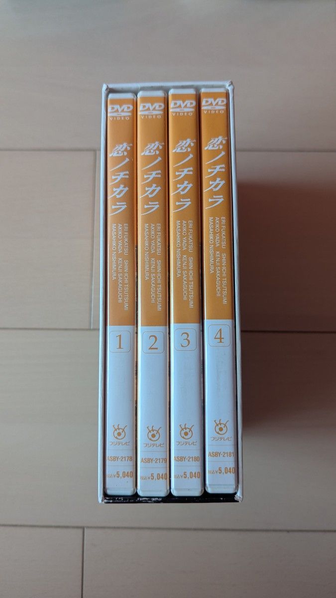 恋ノチカラ DVD-BOX 堤真一 深津絵里 西村雅彦 矢田亜希子 坂口憲二