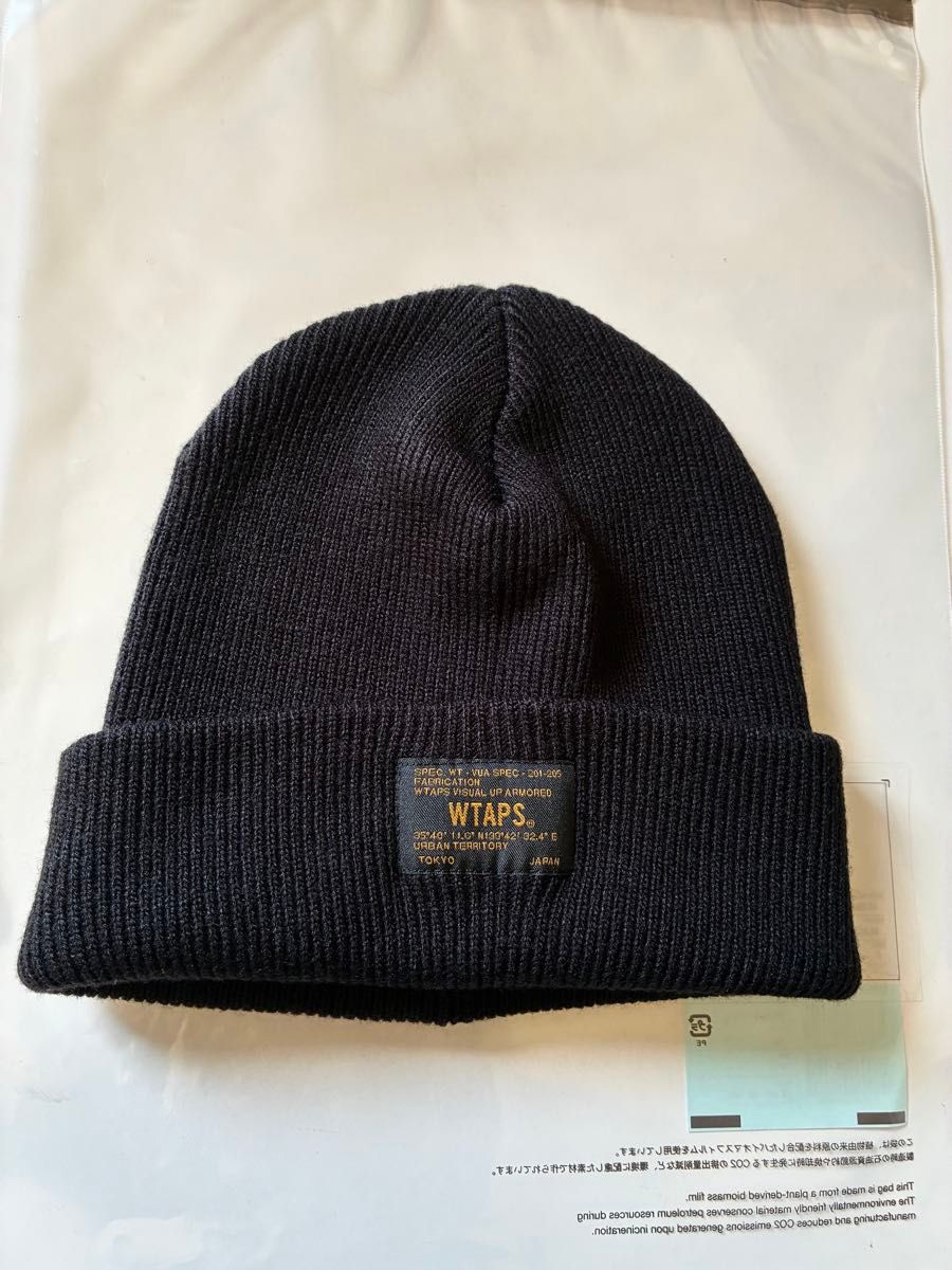 25FW WTAPS FGZ BEANIE ALNY black ビーニー ダブルタップス ブラック