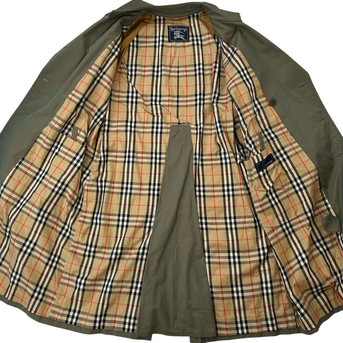 極美品】 希少カラー BURBERRY バーバリー ノバチェック トレンチ