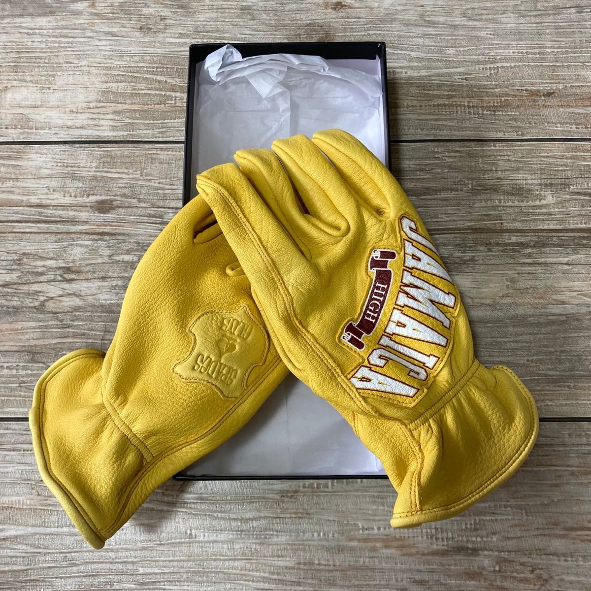 Stussy × Denim Tears Dad's Gloves Yellow グローブ 手袋