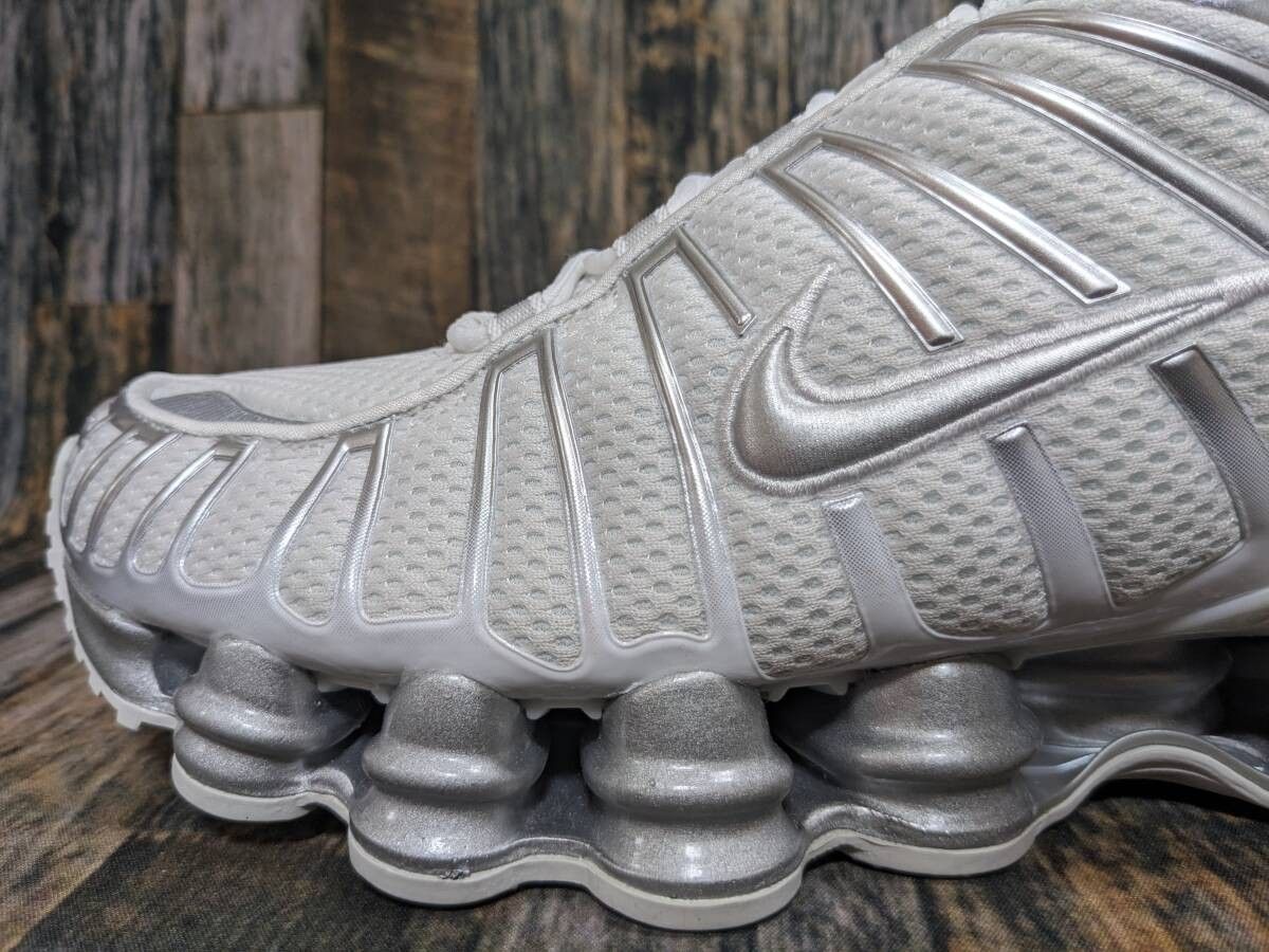 最後 27 5cm NIKE SHOX TL TRK3 HF1065-094 シルバー ホワイト