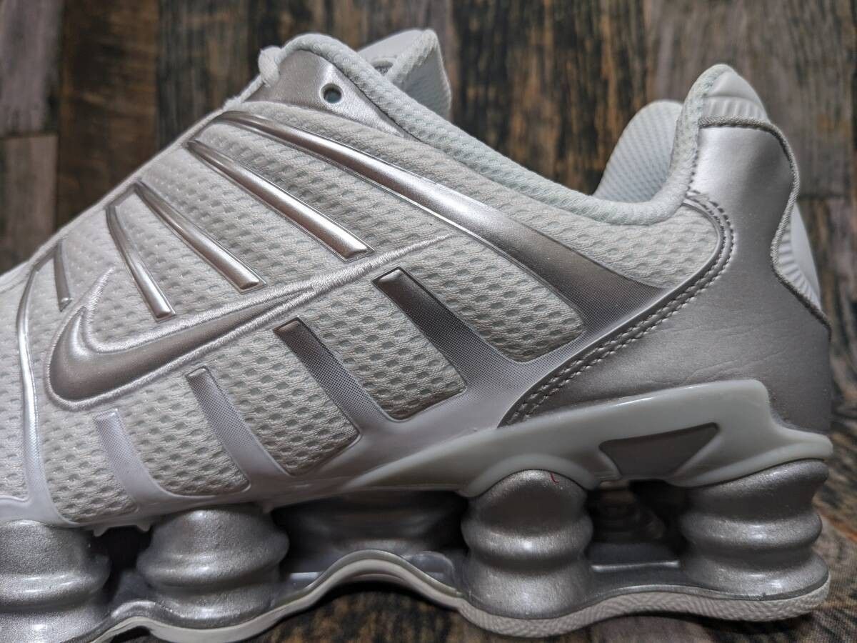 最後 27 5cm NIKE SHOX TL TRK3 HF1065-094 シルバー ホワイト