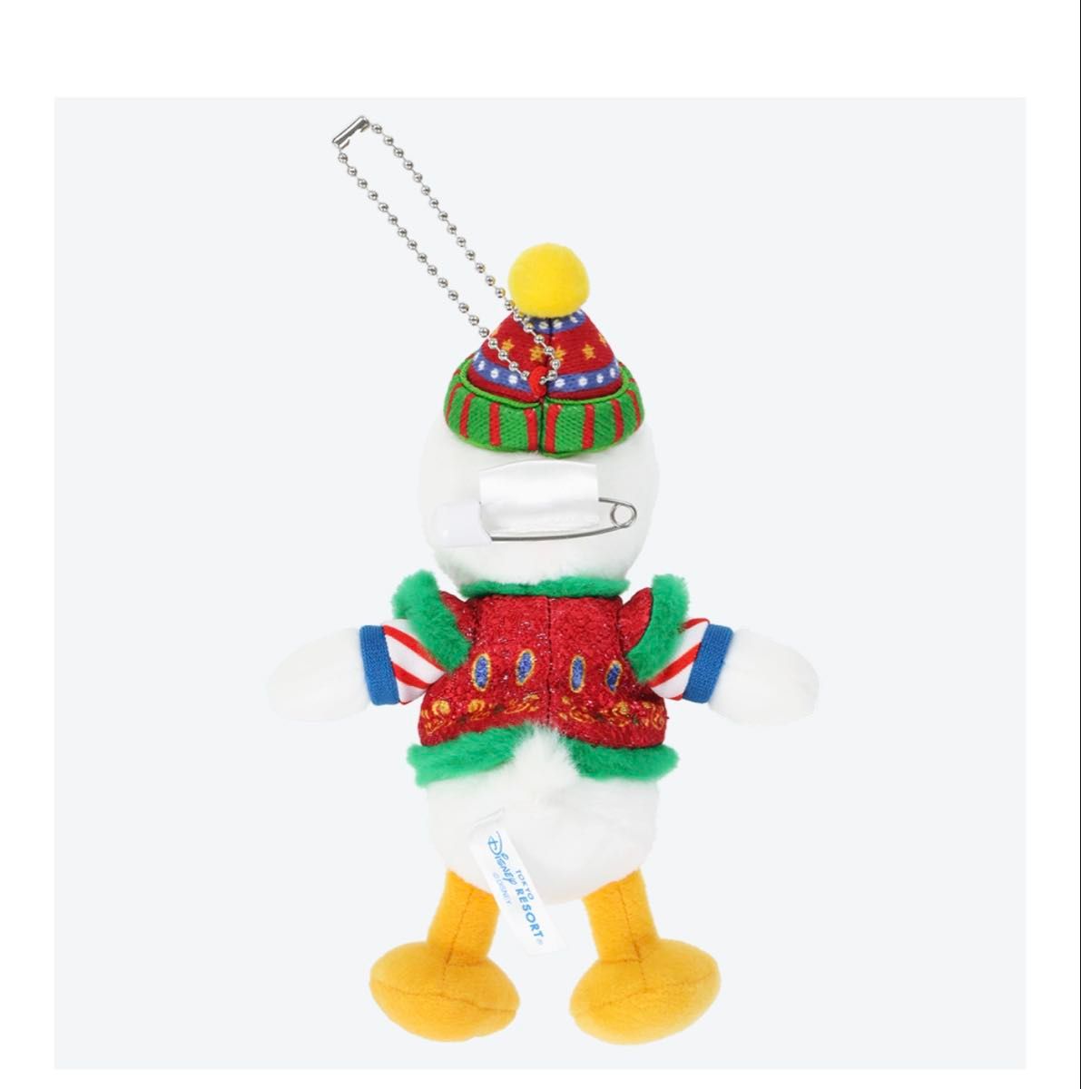 新品タグ付き ディズニーリゾート ぬいぐるみバッジ 2025 クリスマス