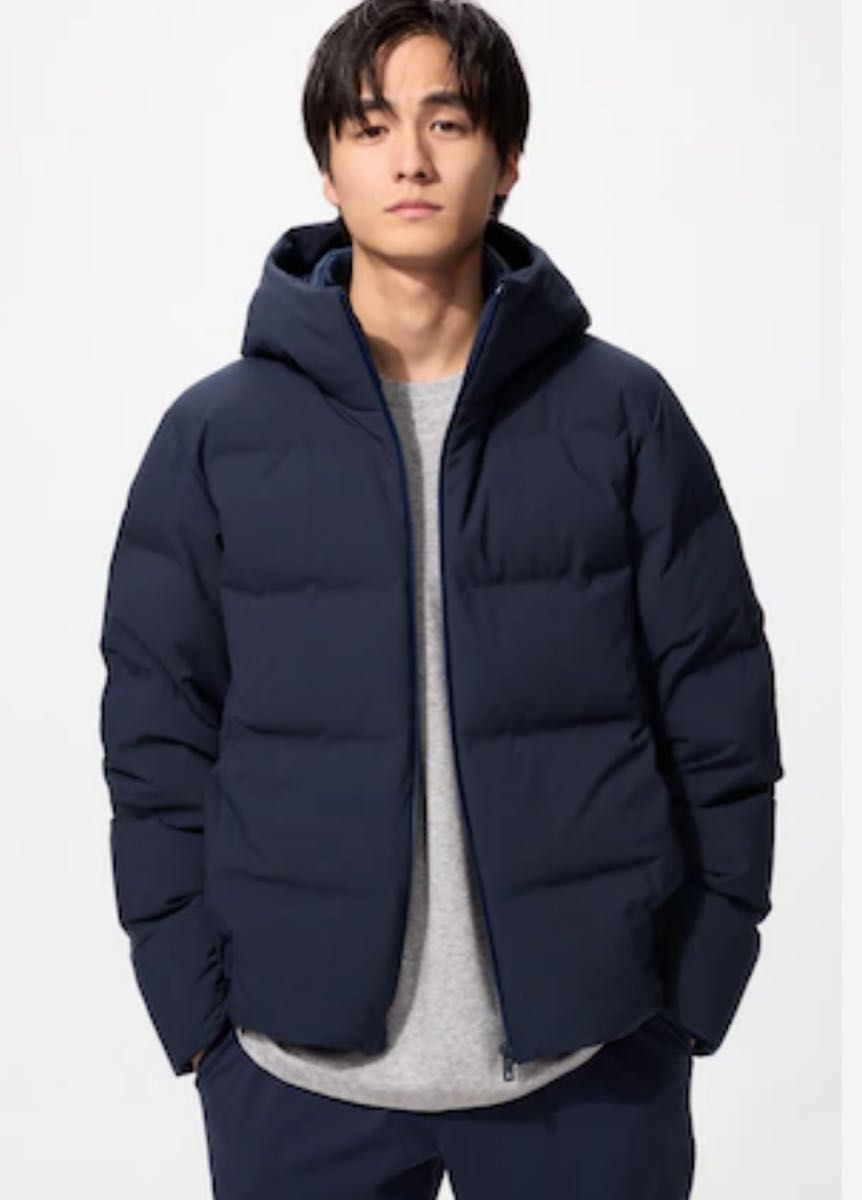 大きいサイズ】【XL】UNIQLO ユニクロ シームレス ダウンジャケット