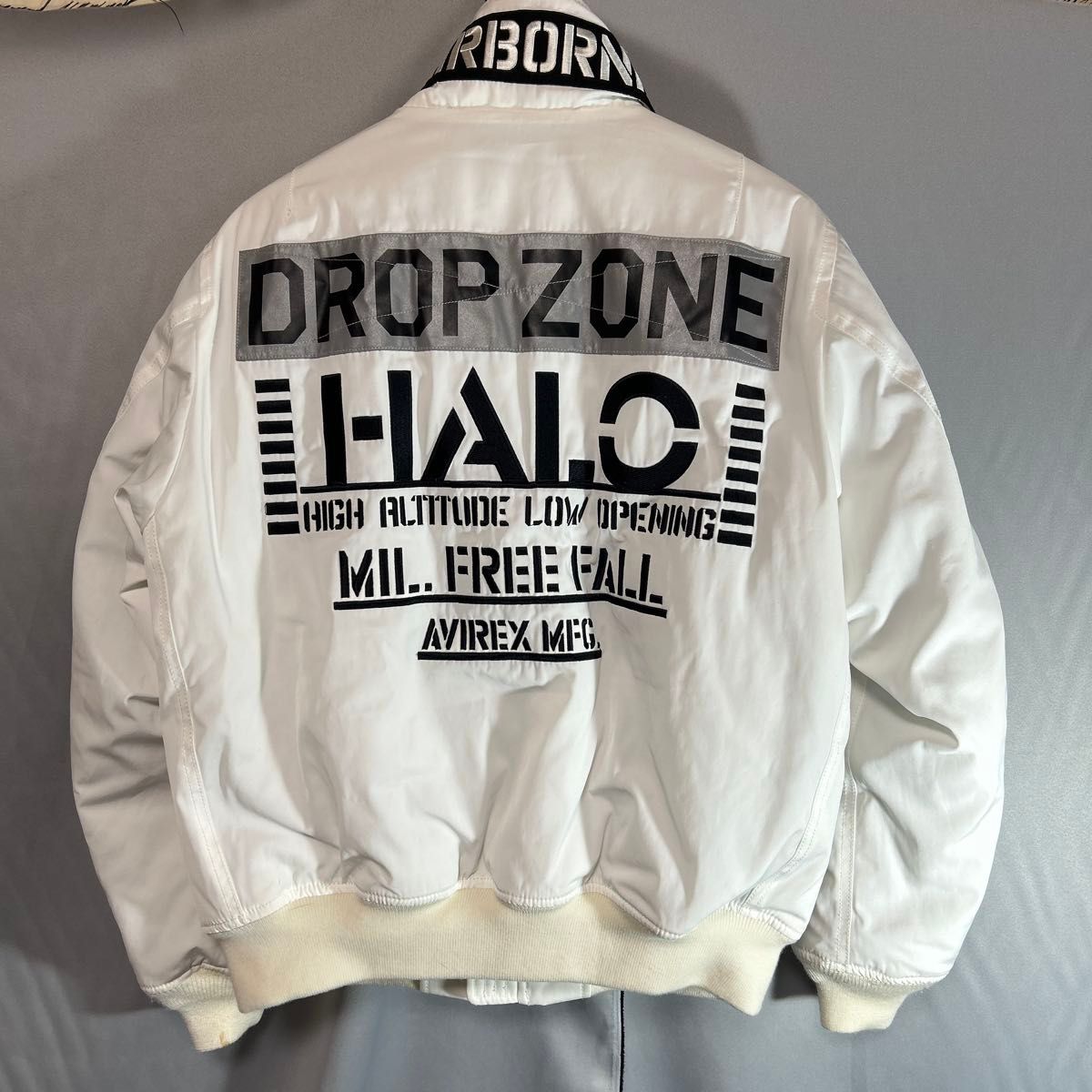 AVIREX アヴィレックス MA-1 フライトジャケット モデファイハロ HALO