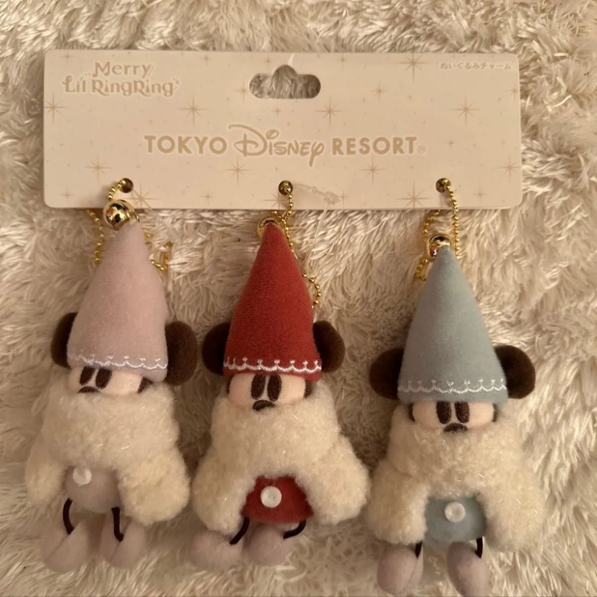 新品タグ付き ディズニークリスマス 2025リルリンリン ぬいぐるみ