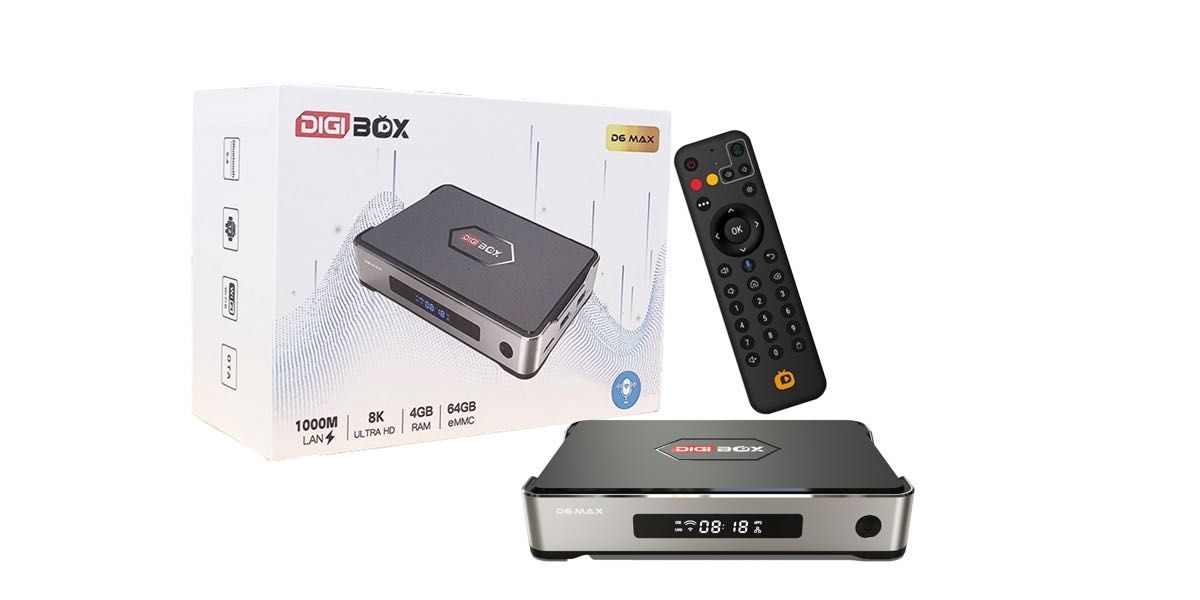 DIGIBOX D6 MAX｜8K対応｜Android12｜Wi-Fi6＋千兆LAN｜4GB+64GB｜AI