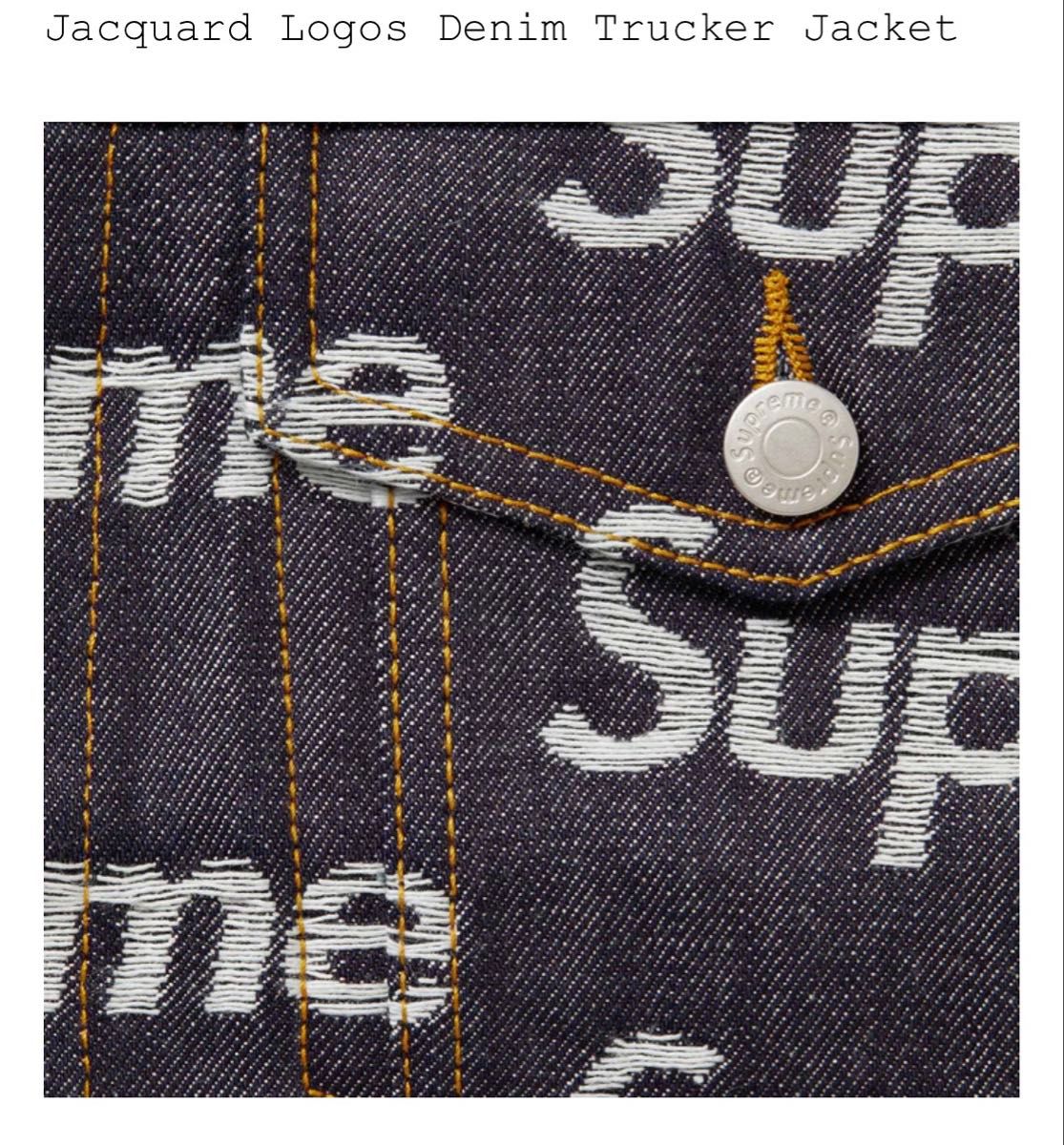Supreme Jacquard Logos Denim Trucker Jacket シュプリーム デニム