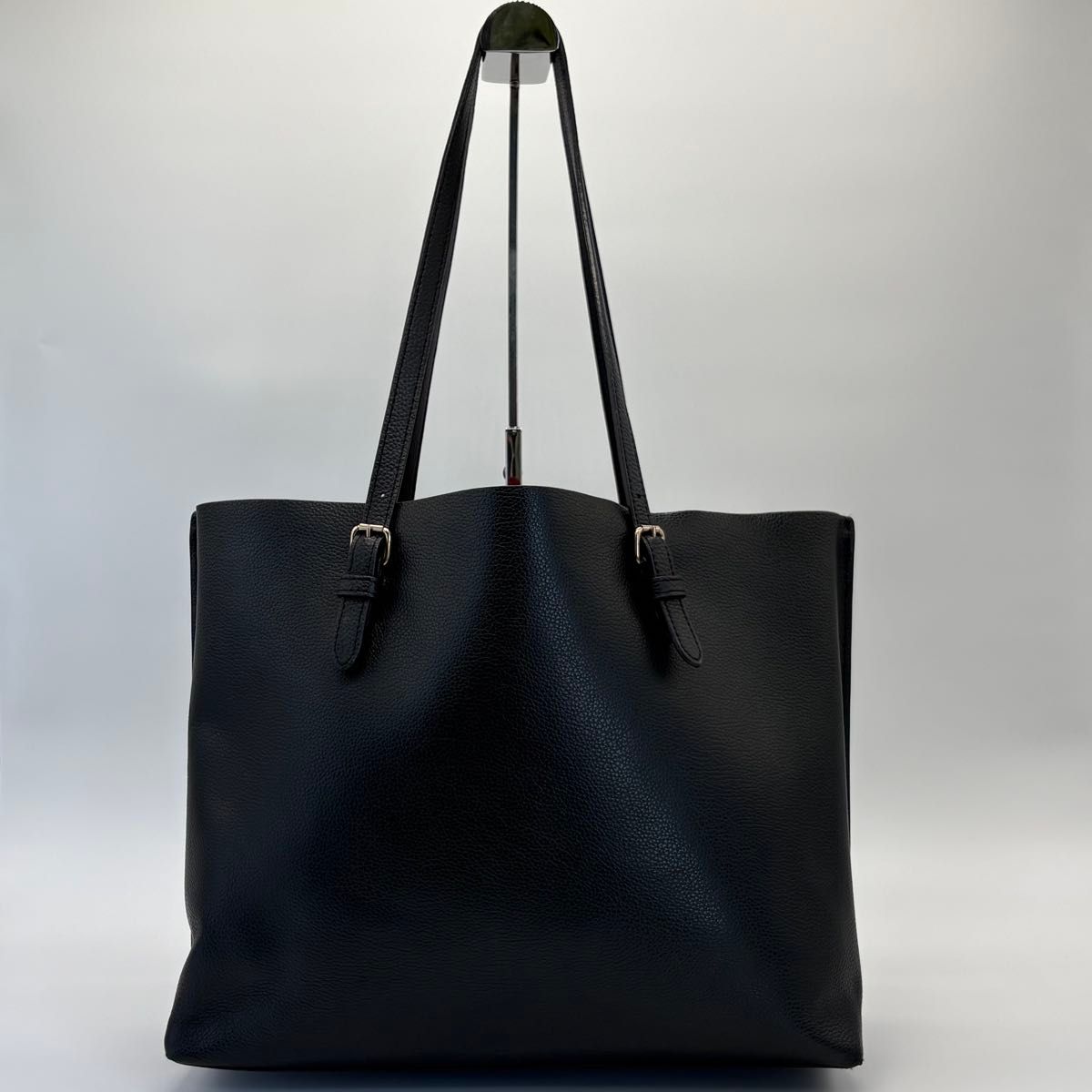 美品 A4収納 大容量 COACH コーチ トートバッグ モリー レザー ロゴ