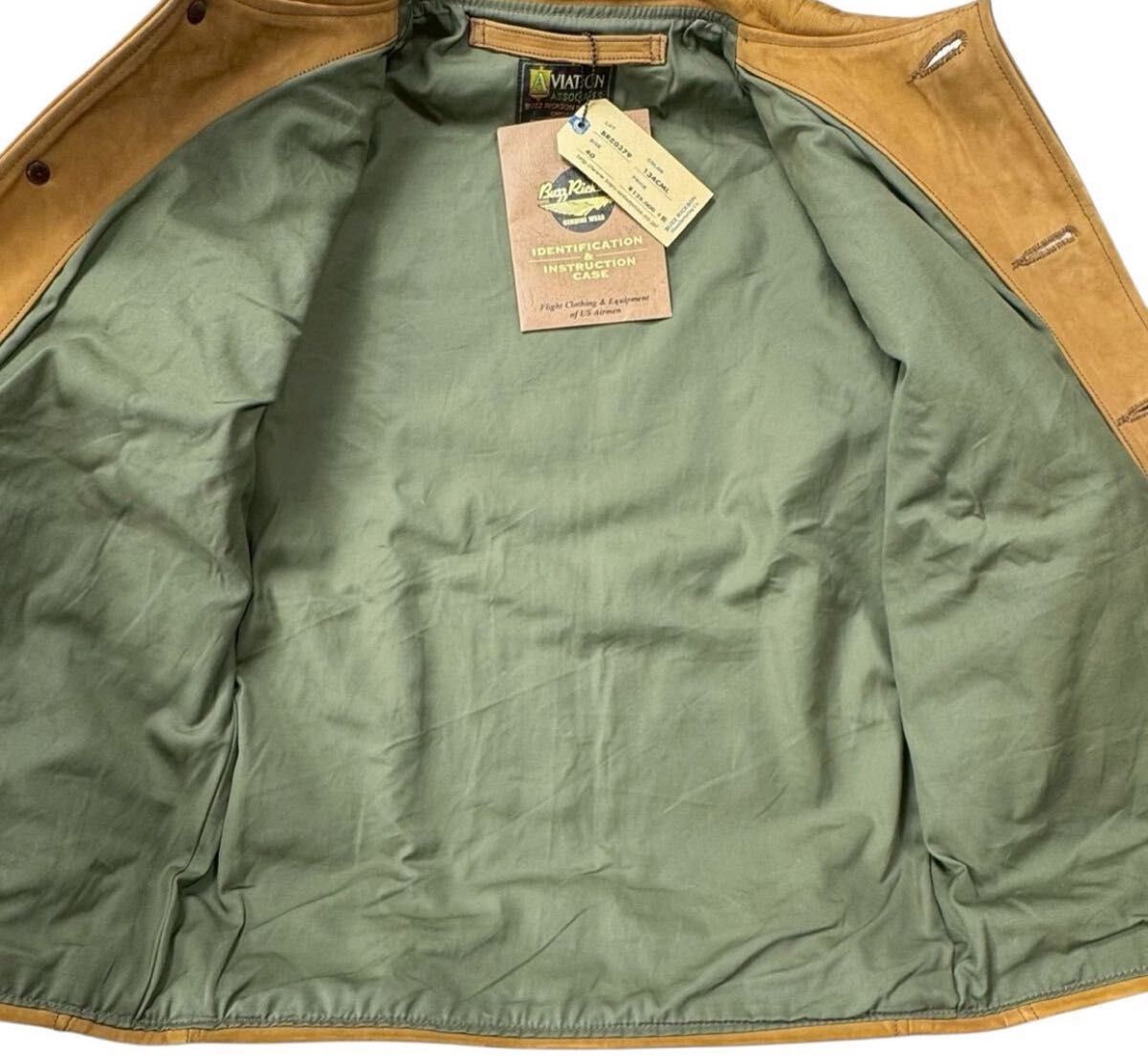 未使用品 BUZZRICKSON'S BR80379 A-1バズリクソンズ 馬革 ホースハイド