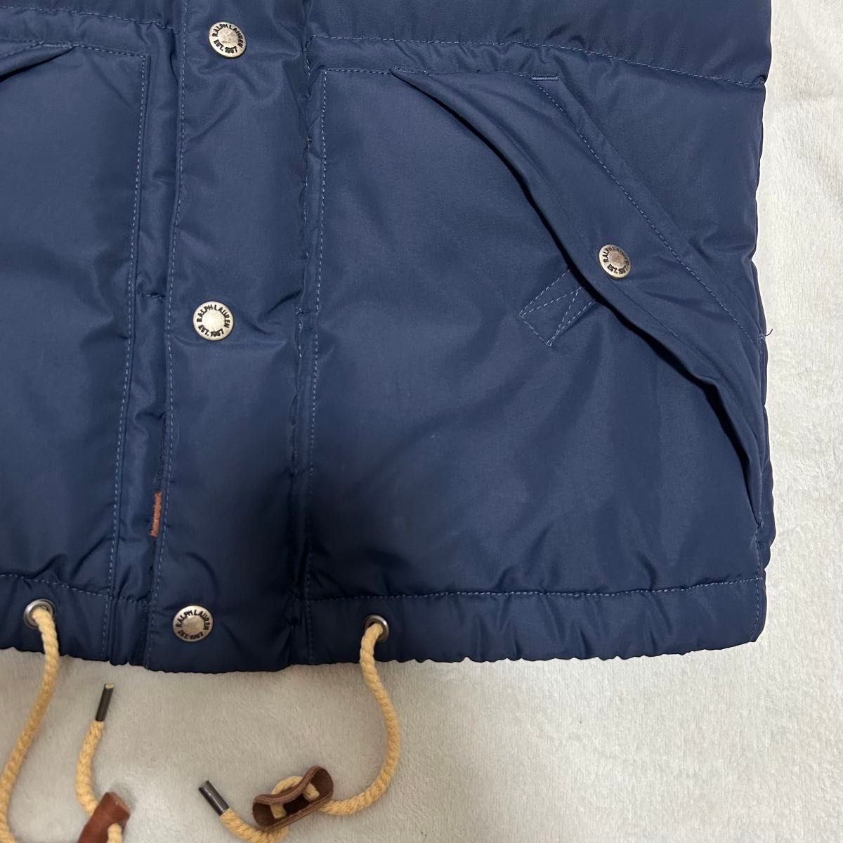 POLO RALPH LAUREN ラルフローレン ダウンベスト 紺 XS ネイビー