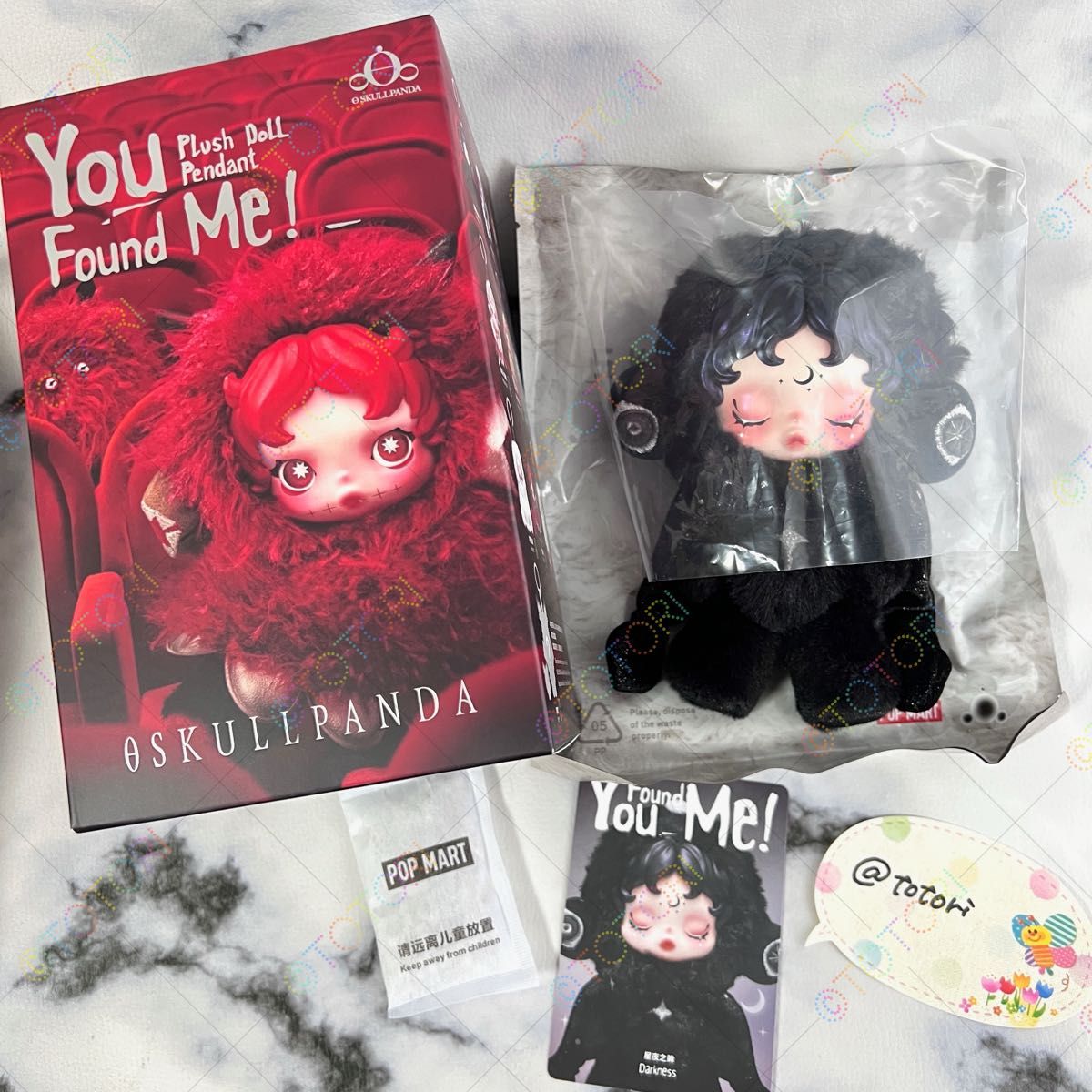 POP MART SKULLPANDA スカルパンダ You Found Me Darkness ③｜Yahoo