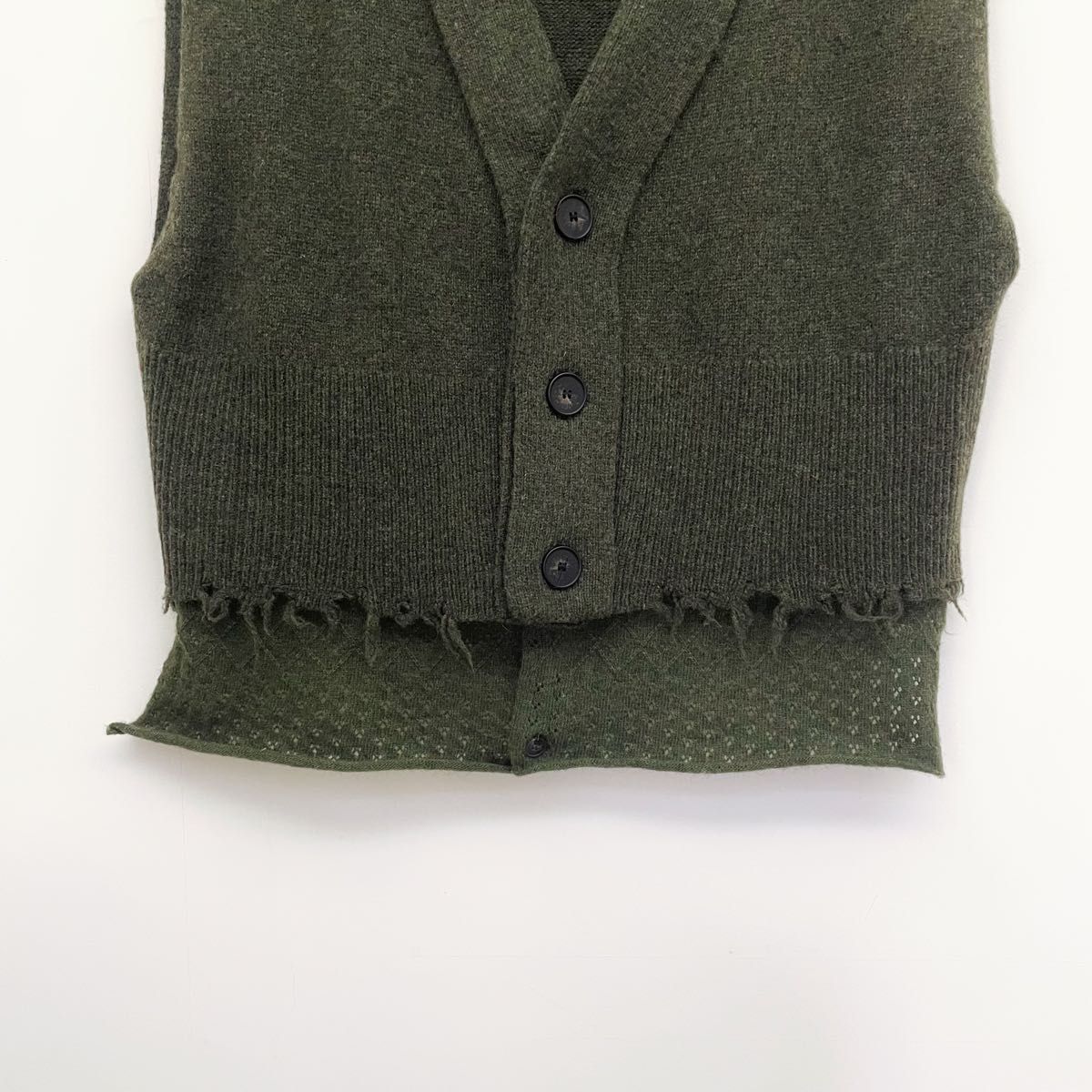 PERVERZE Lambs-wool Layered Knit Vest kh｜Yahoo!フリマ（旧PayPay
