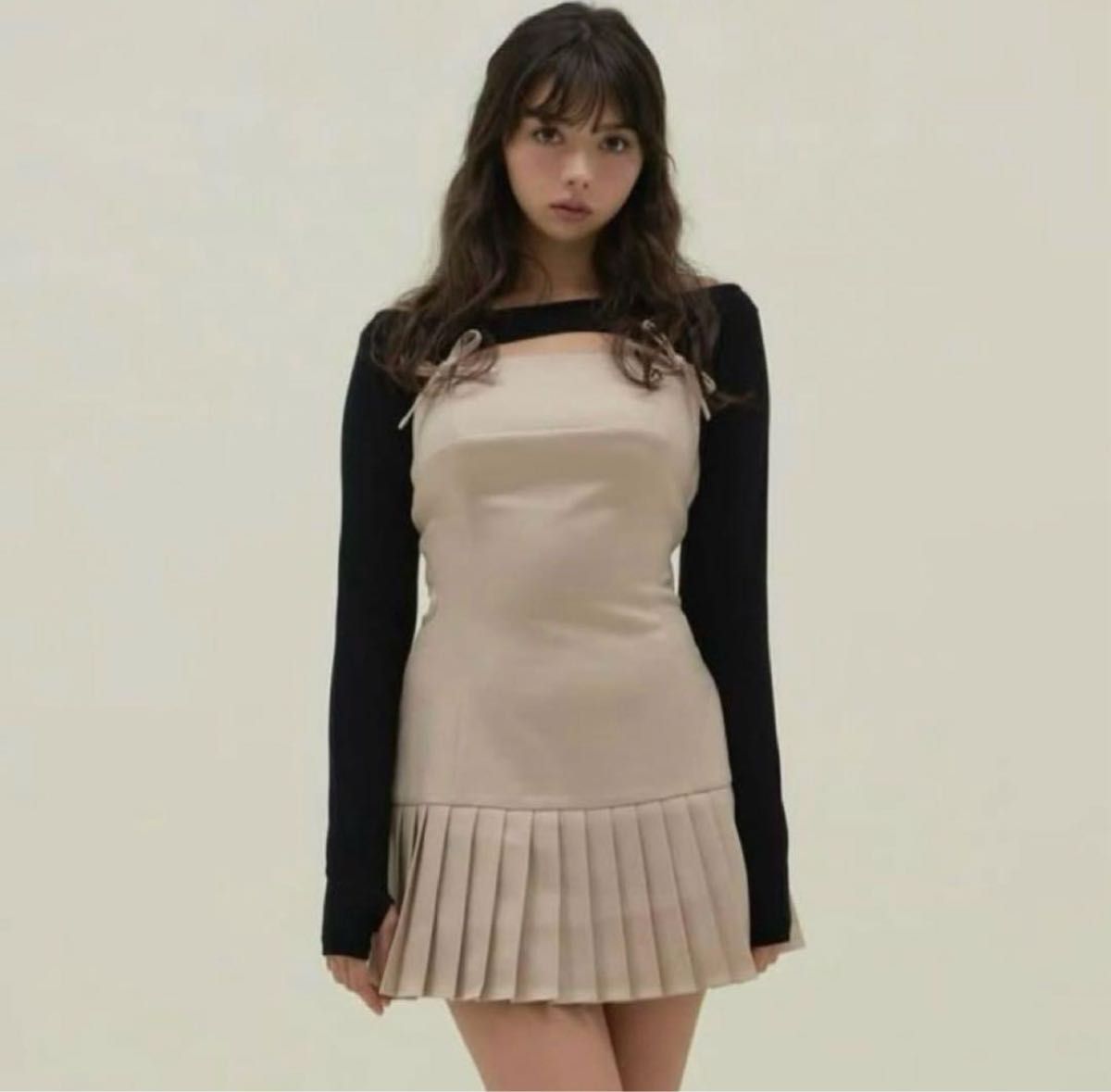 andmary andmary Karen knit set mini dress gray S Karen knit set
