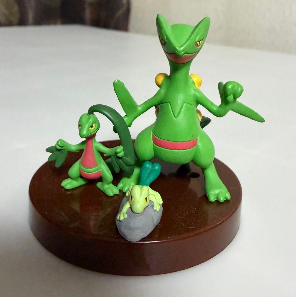 立体ポケモン図鑑 キモリ ジュプトル ジュカイン 立体ポケモン図鑑XY04