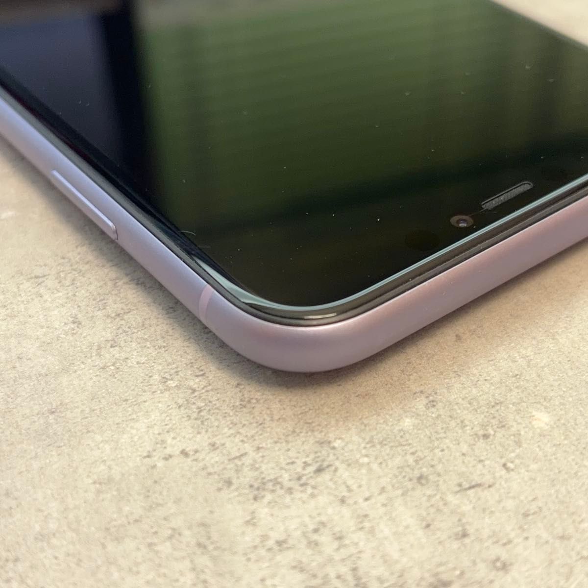 美品 【Apple iPhone 11】SIMフリー 64GB 部品交換履歴無し パープル