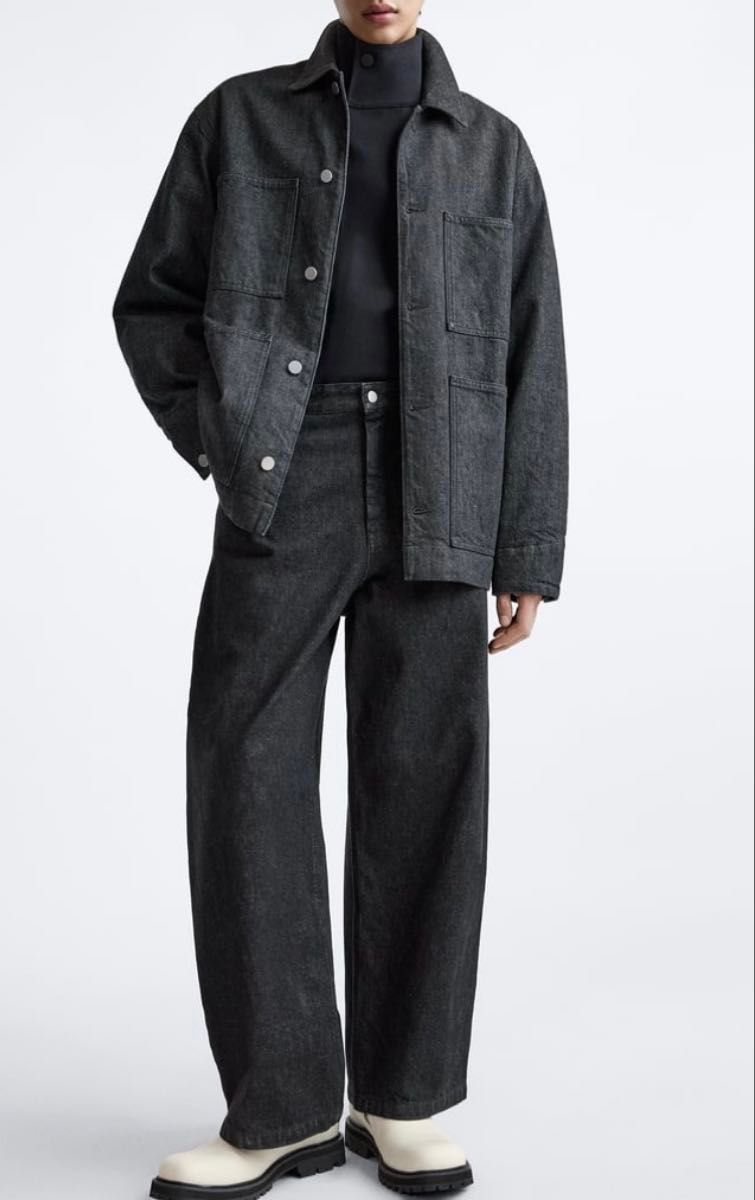 新品未使用 zara ザラ スタジオニコルソン WIDE-LEG ワイドレッグ