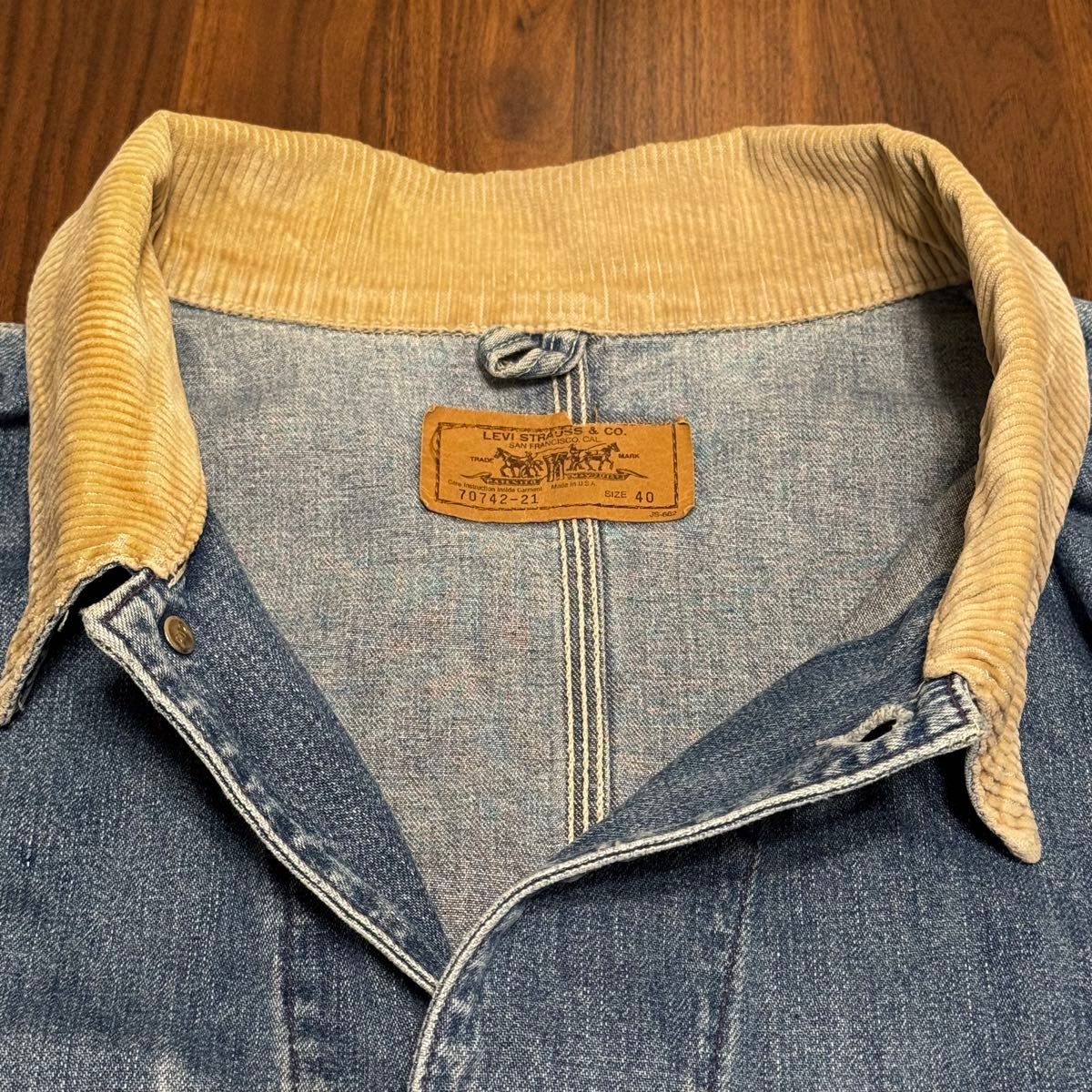 Levi's リーバイス デニム カバーオール 70742-21 USA製90s｜Yahoo