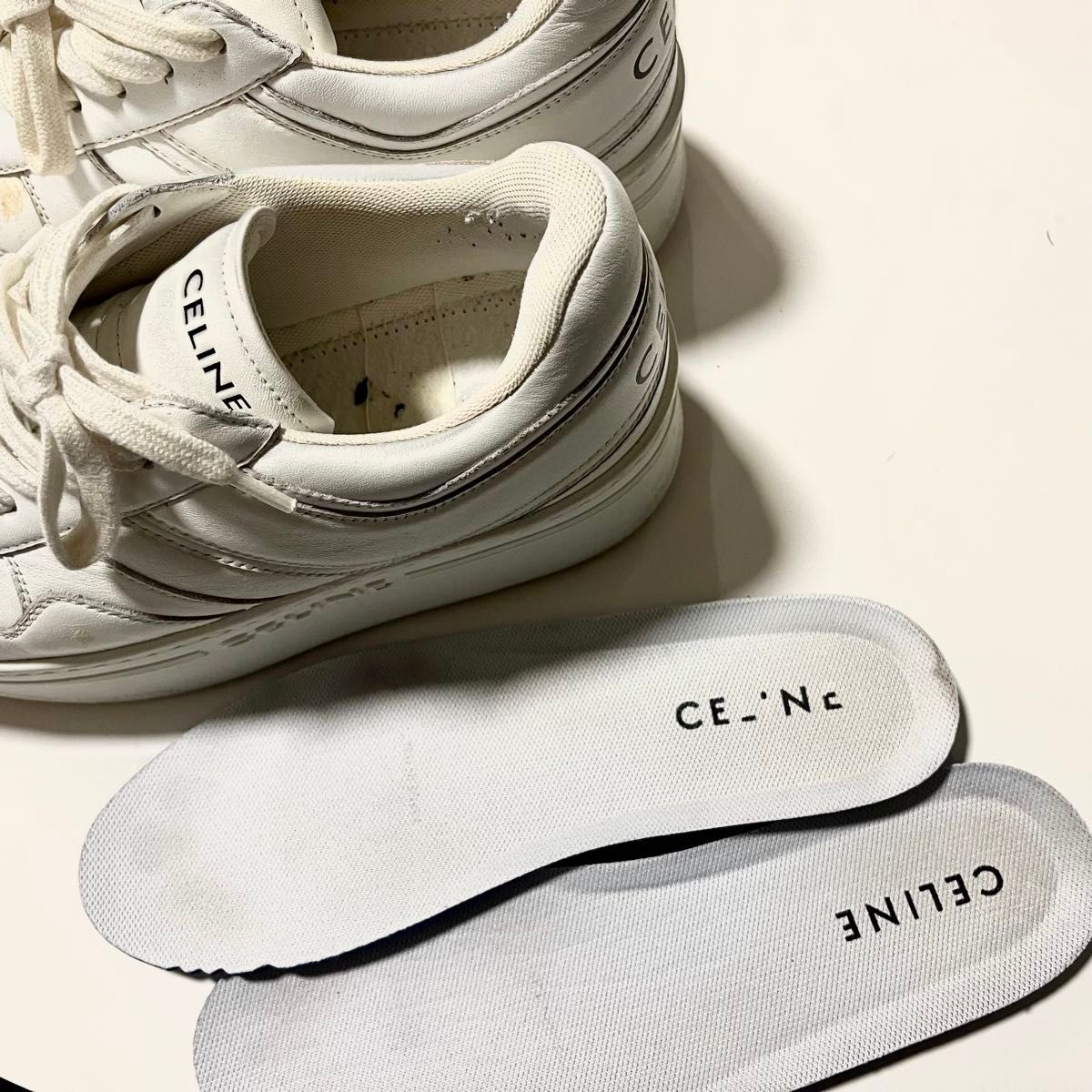 CELINEセリーヌブロックスニーカー ウェッジアウトソール 厚底